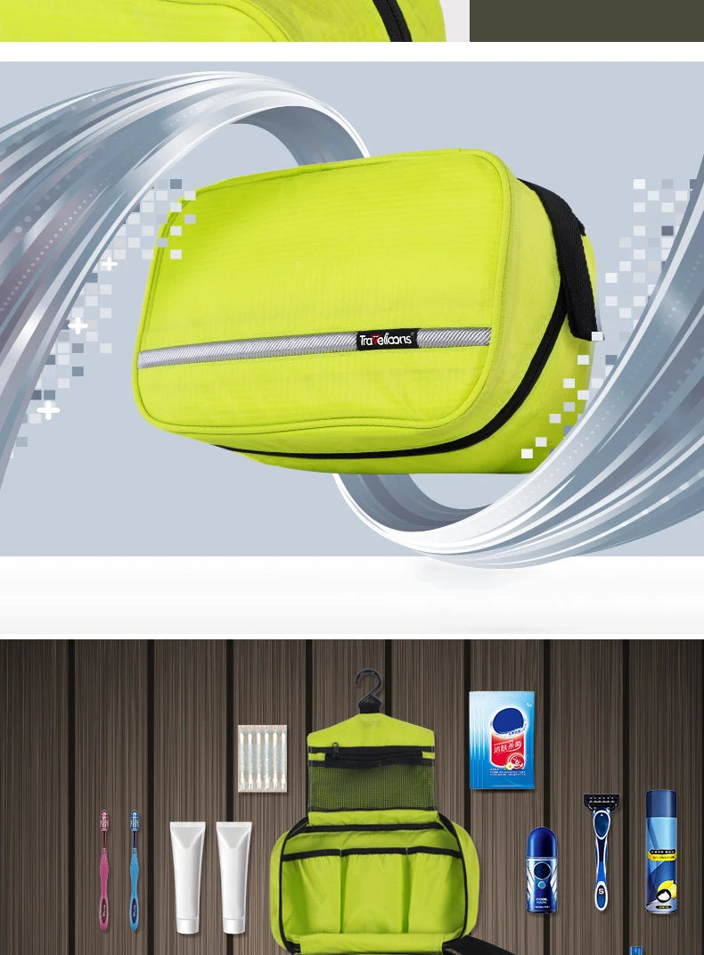 GlowPack Toiletry Hanging Travel Bag