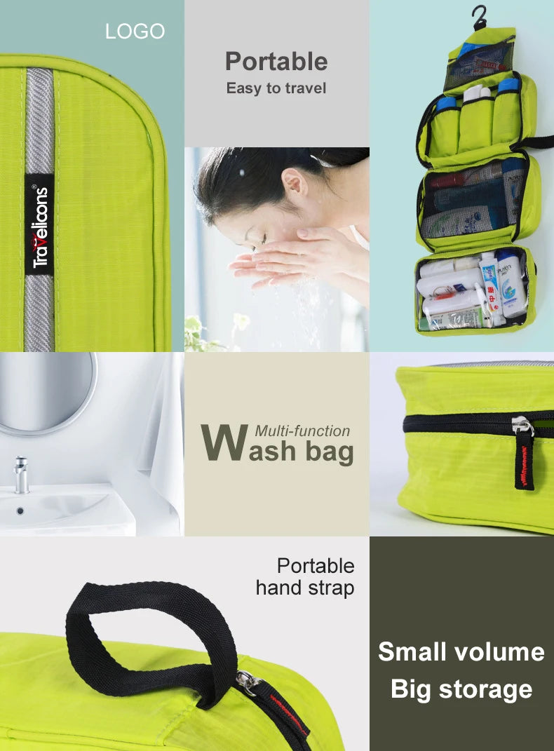 GlowPack Toiletry Hanging Travel Bag