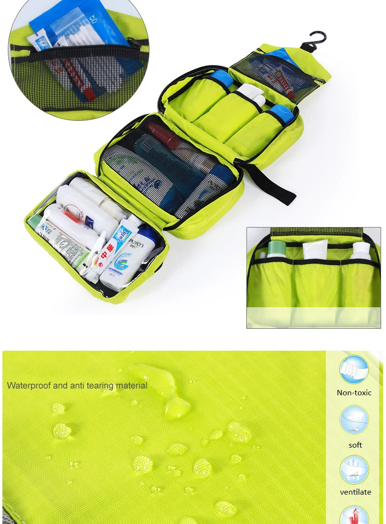 GlowPack Toiletry Hanging Travel Bag