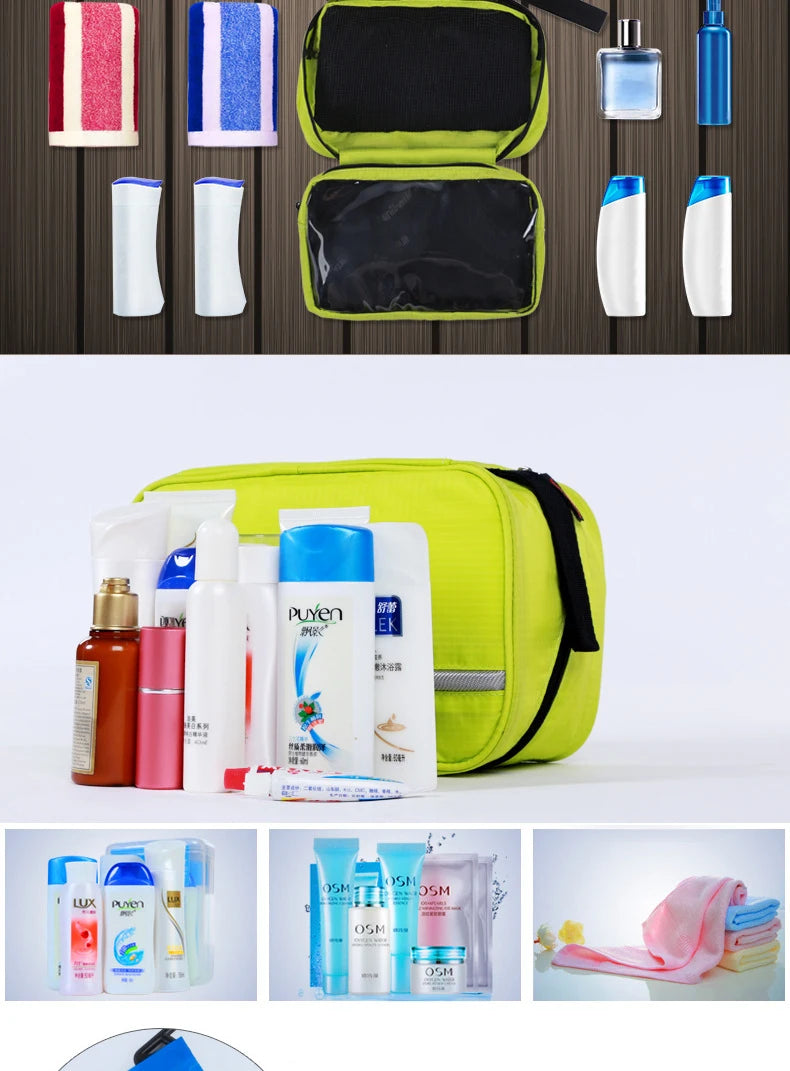 GlowPack Toiletry Hanging Travel Bag