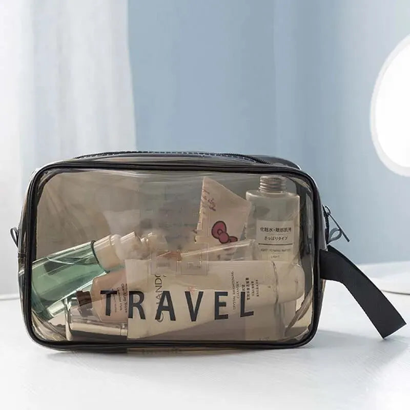 GlowPack Clear Cosmetic Pouch Set