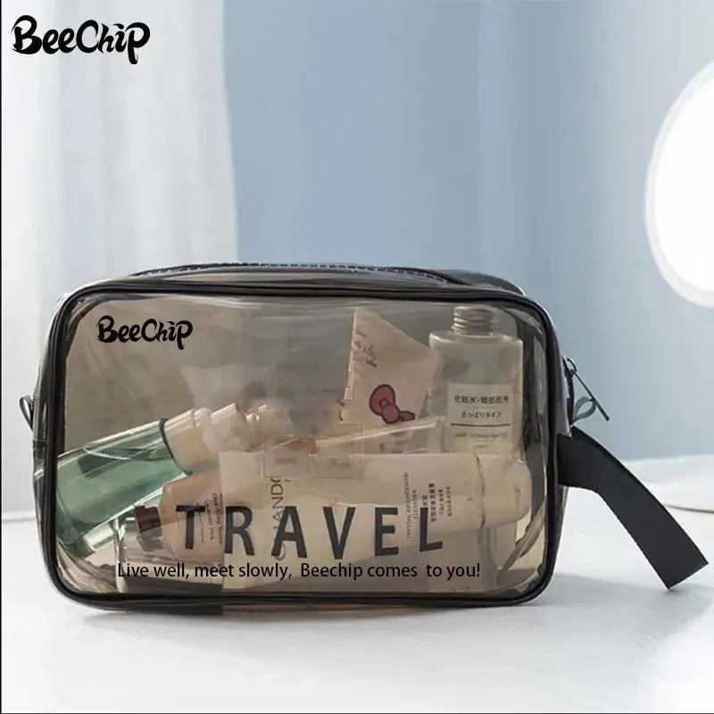 GlowPack Clear Cosmetic Pouch Set