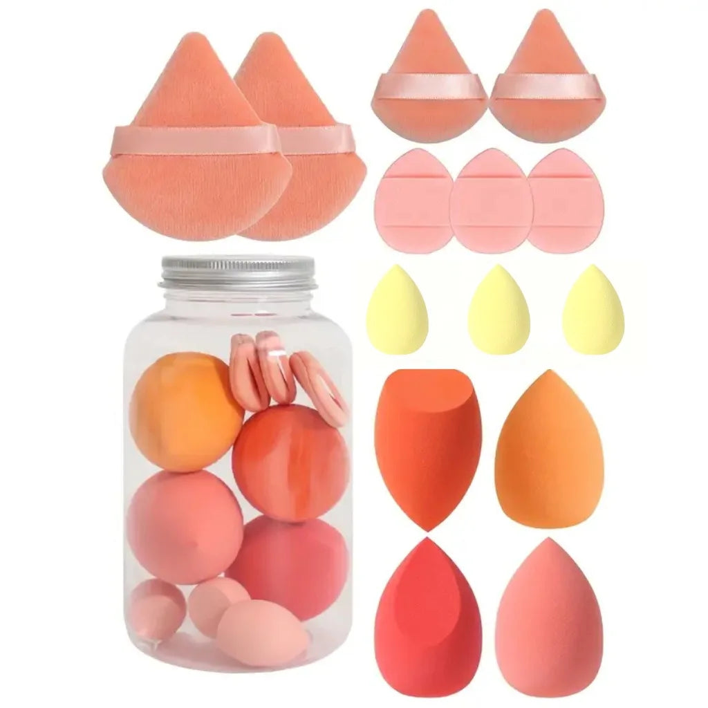 GlowPack Aesthetic Makeup Sponge Set
