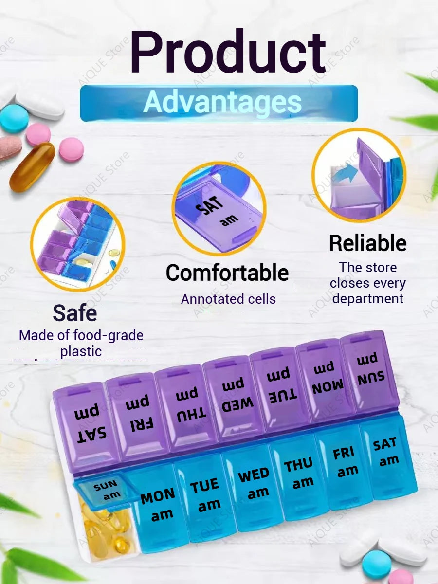 GlowPack Mini Pill & Small Item Organizer