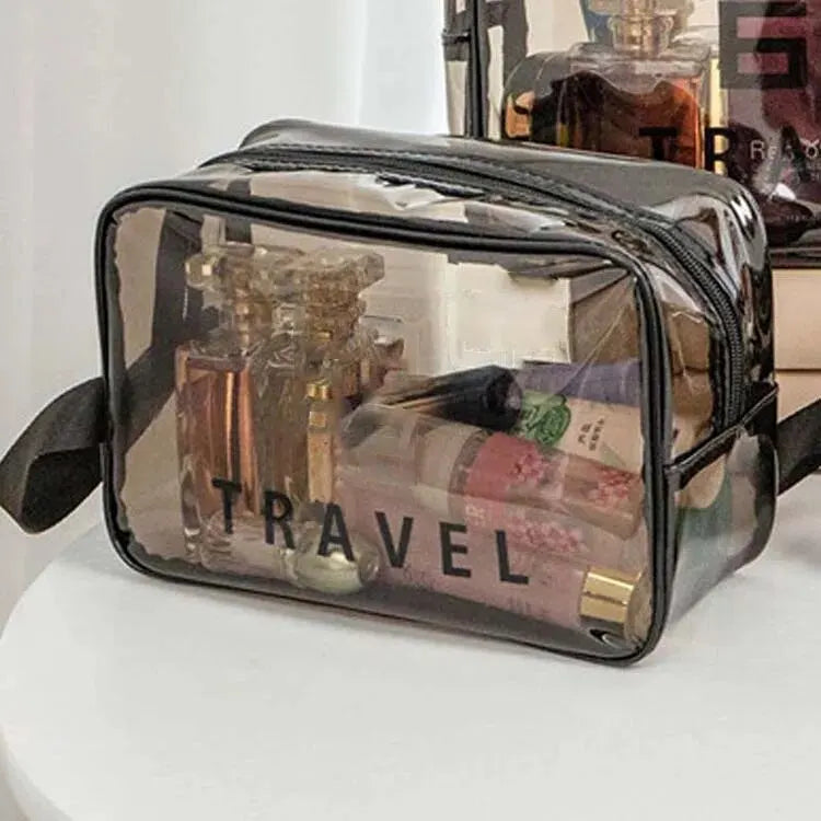 GlowPack Clear Cosmetic Pouch Set