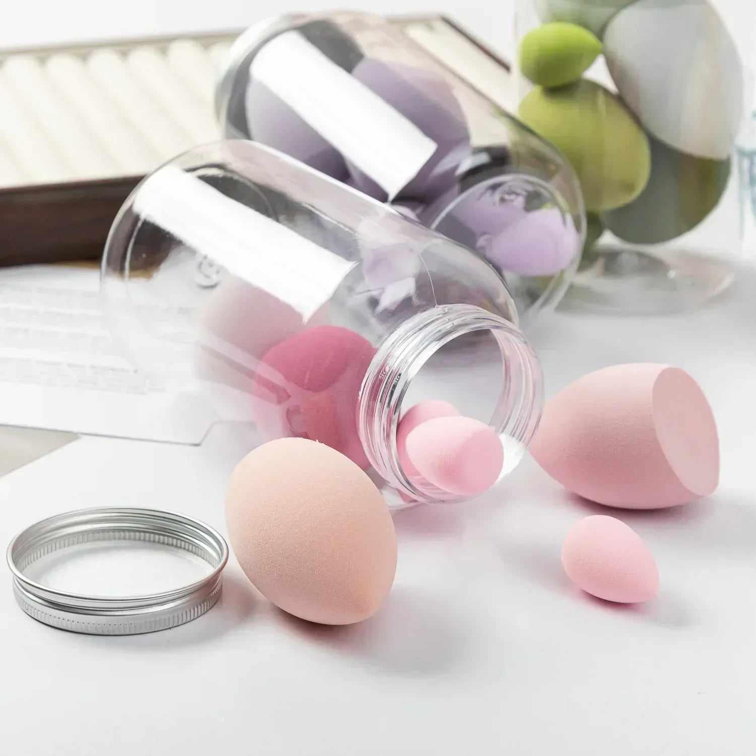 GlowPack Aesthetic Makeup Sponge Set