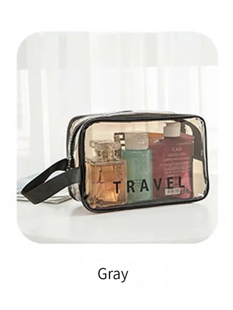 GlowPack Clear Cosmetic Pouch Set