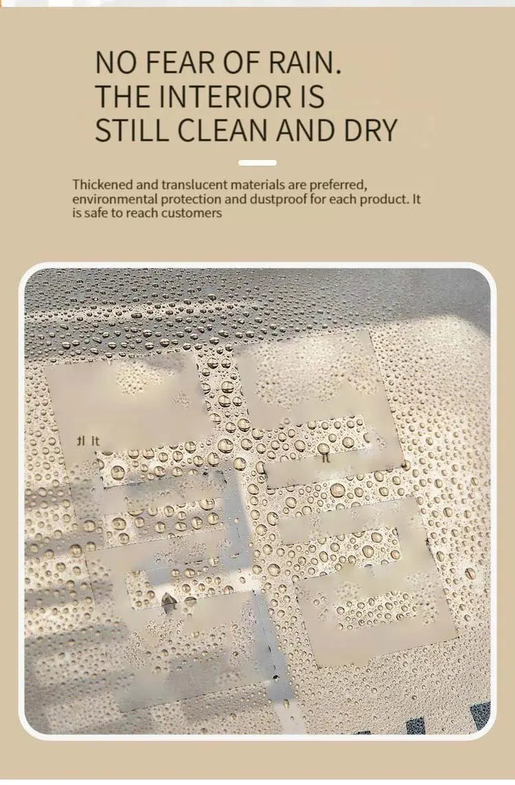 GlowPack Clear Cosmetic Pouch Set