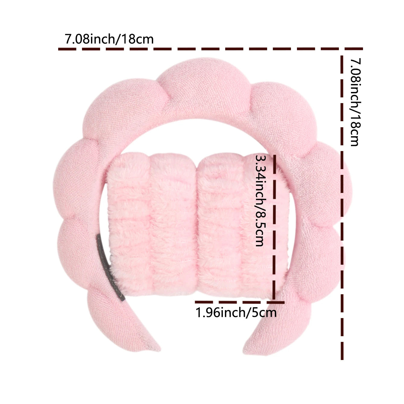 GlowPack Hautpflege-Stirnband & Armband-Set