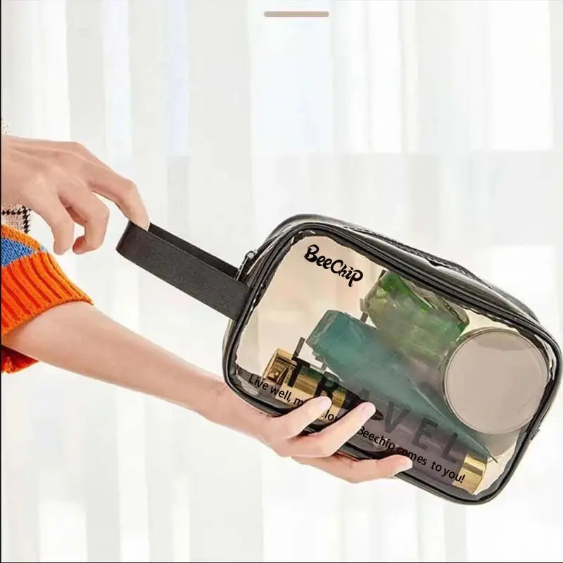 GlowPack Clear Cosmetic Pouch Set