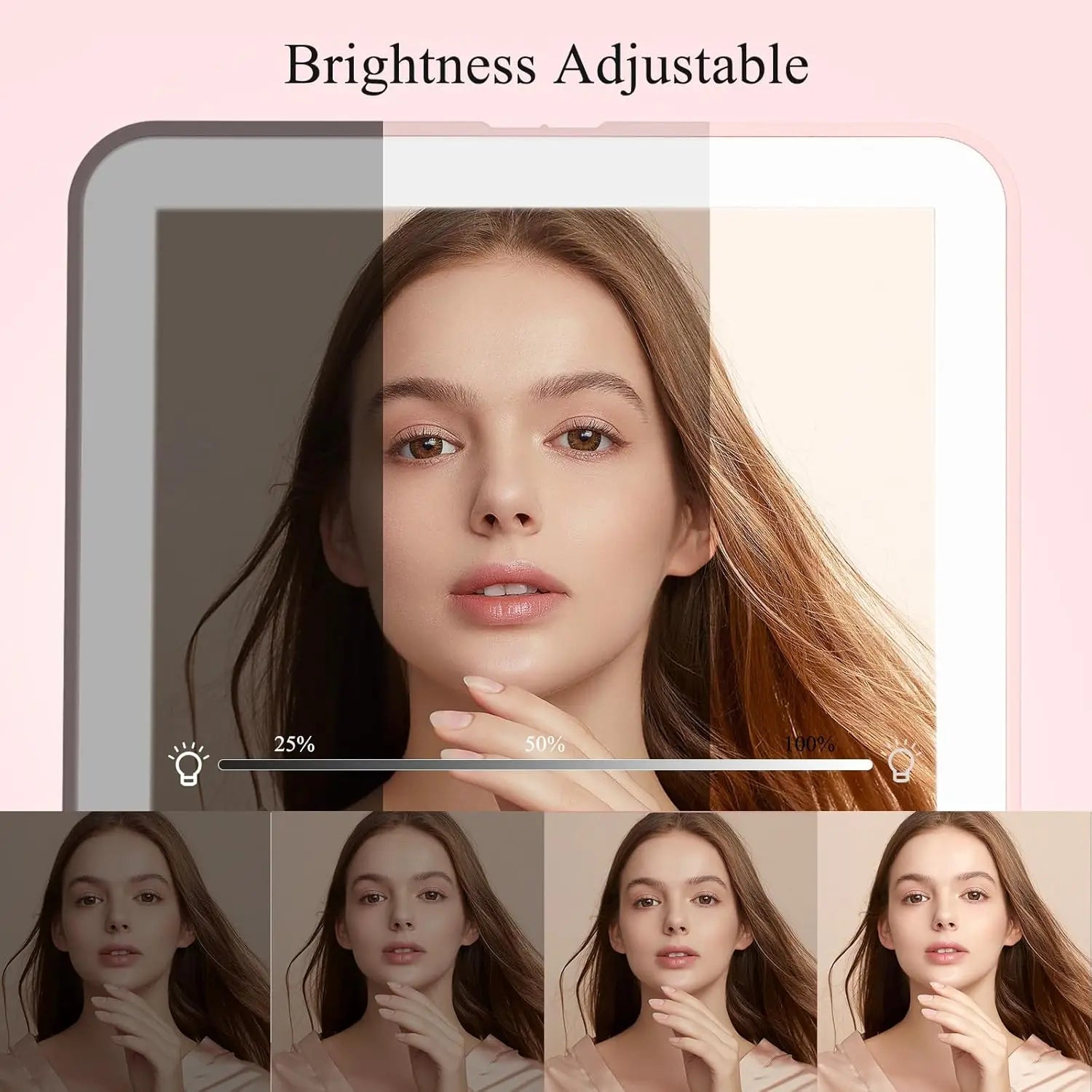GlowPack Compact LED Travel Mirror